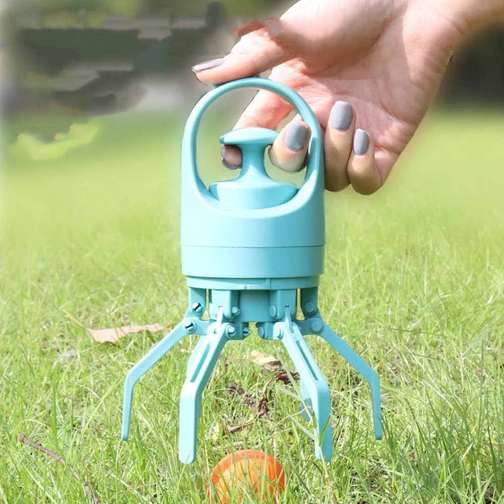 eight-claw pooper scooper with bag dispenser