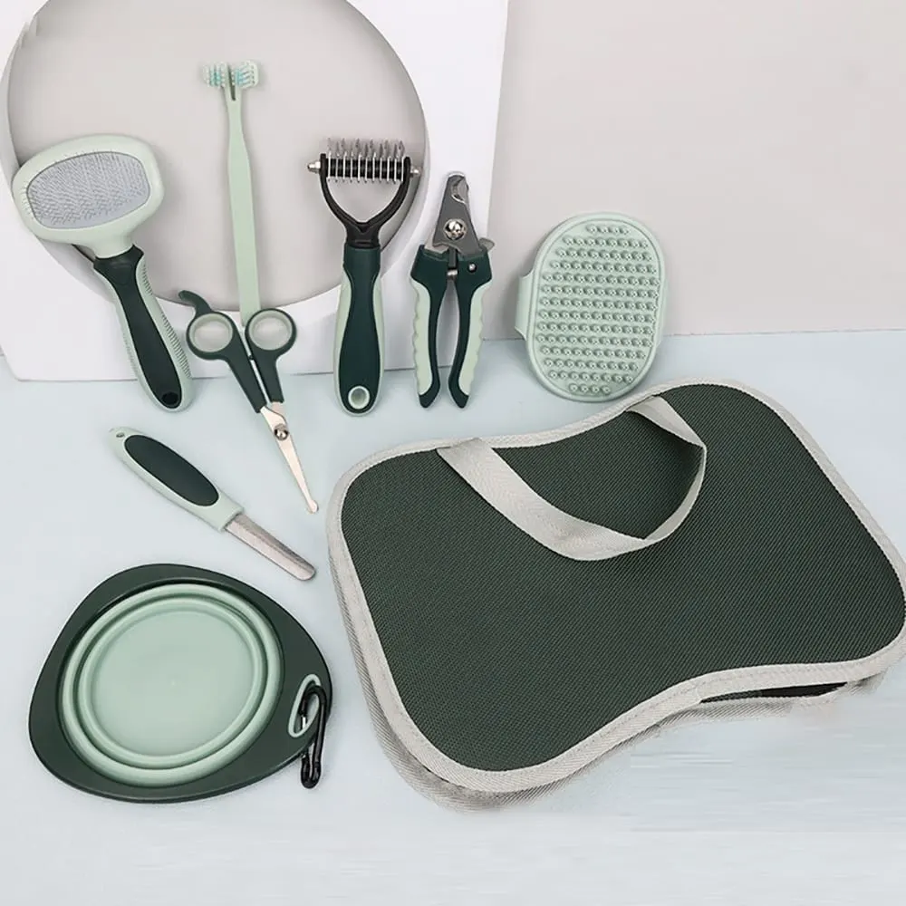 complete grooming kit in a case
